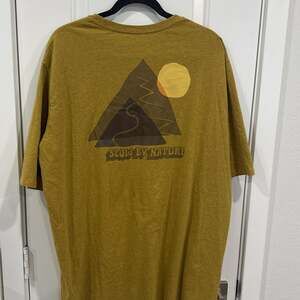 Patagonia Men's Medium Shirt Responsibili-Tee Slow by Nature Mountains EUC